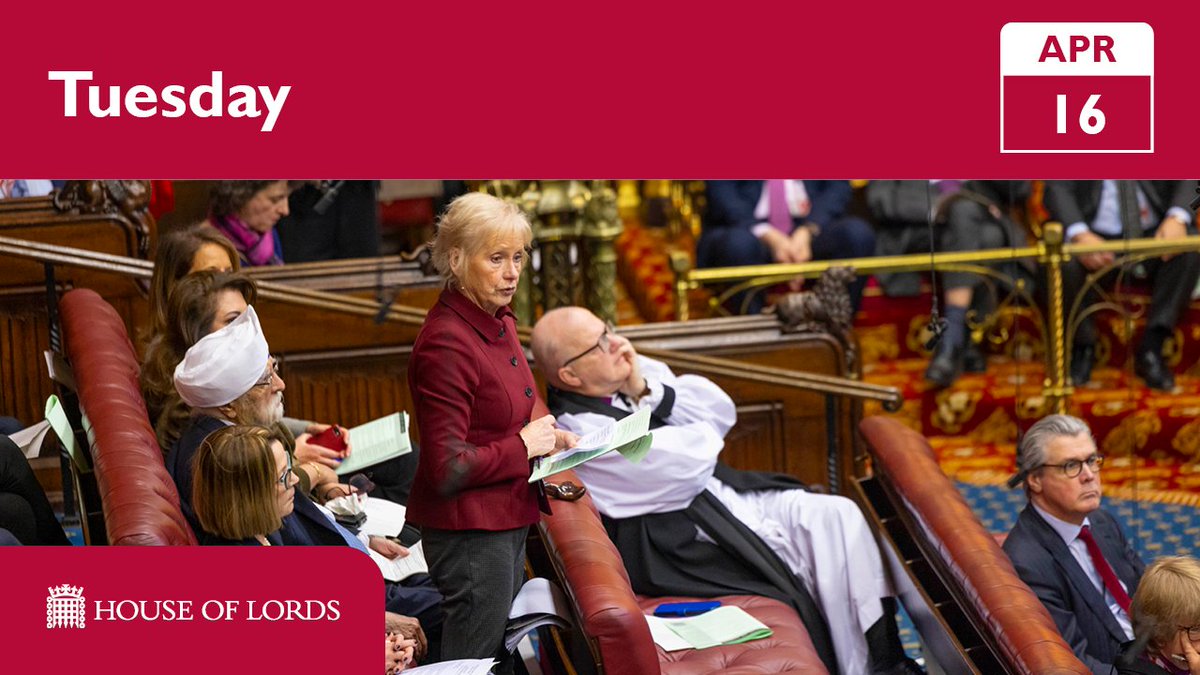 🕝 #HouseOfLords from 2.30pm includes: 🟥 bullying of midwives 🟥 farmers affected by flooding 🟥 questions to Foreign Secretary @David_Cameron 🟥 #RwandaBill 🟥 #VictimsBill ➡️ See full schedule and watch online at the link in bio