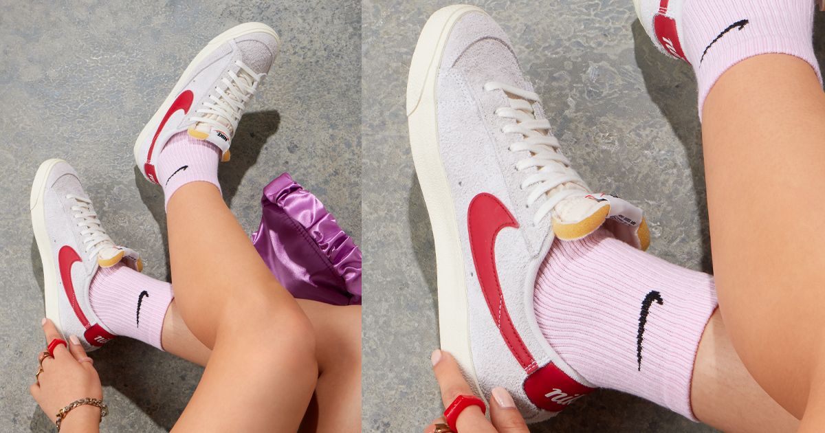 Red Swoosh? Yes please 😍 Here to refresh your kick collection, shop the Nike Blazer Lo 77 Vintage online & in store now!