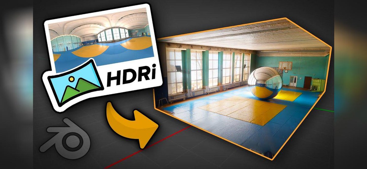 Turning an HDRi Image Into a 3D Environment in Blender blendernation.com/2024/04/16/tur… #blender #blender3d #b3d