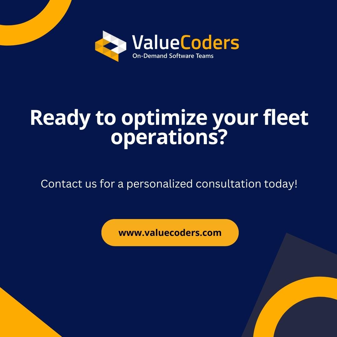Optimize your fleet operations with cutting-edge solutions from ValueCoders. From GPS tracking to maintenance management, our #FleetManagement software streamlines every aspect of your logistics. valuecoders.com/fleet-manageme… #FleetManagement #FleetOps #VehicleTracking #ValueCoders