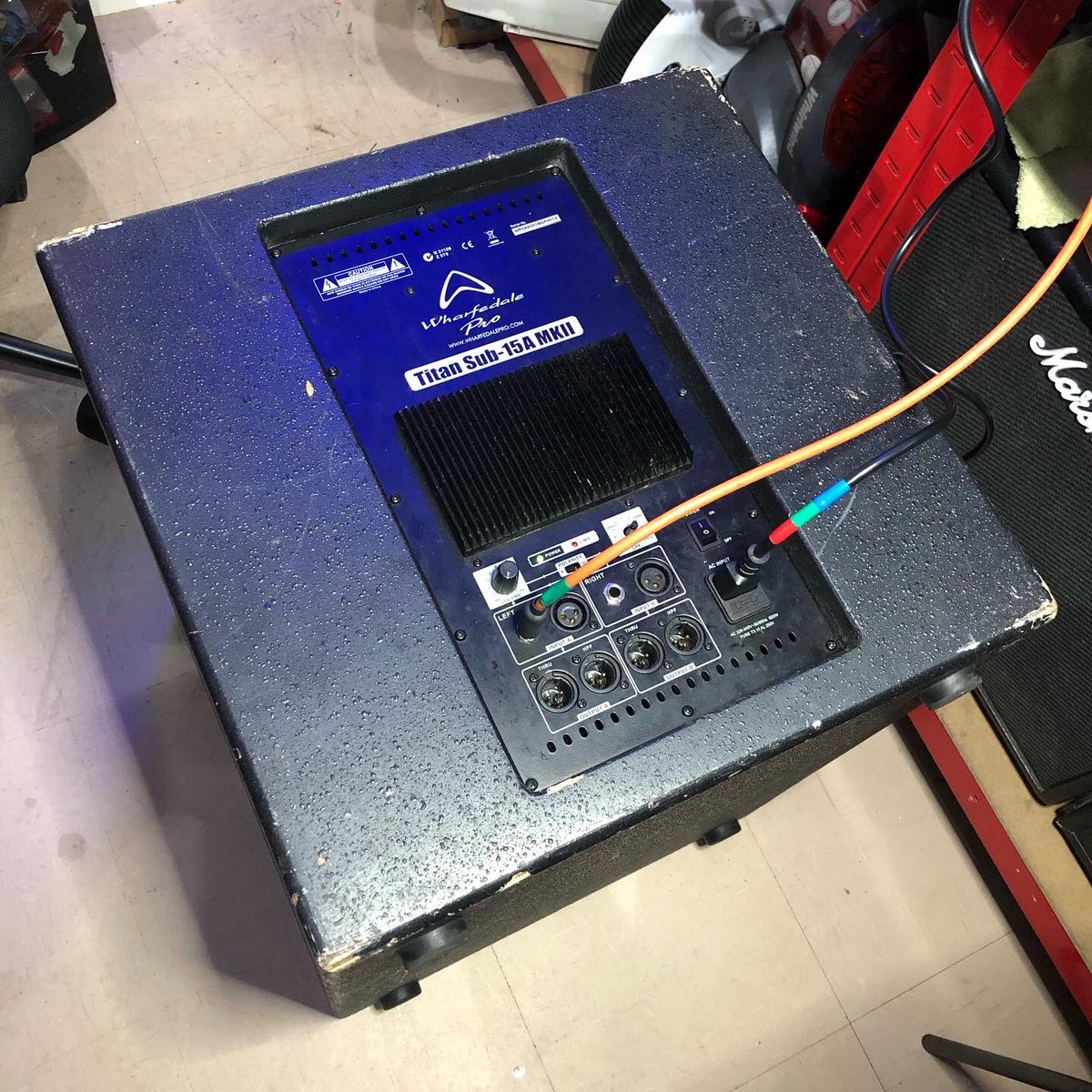 RumbleRepairs's tweet photo. A @wharfedalehifi #Subwoofer (#BassBin), with a blown #amplifier board. Unluckily it took the speaker out with it. Currently working with Wharfedale #audio #Engineers to replace the damaged parts, and Iβm also looking for a 15β #subwoofer #speaker. PM if you can help βοΈ https://t.co/QXw7IYJs1w