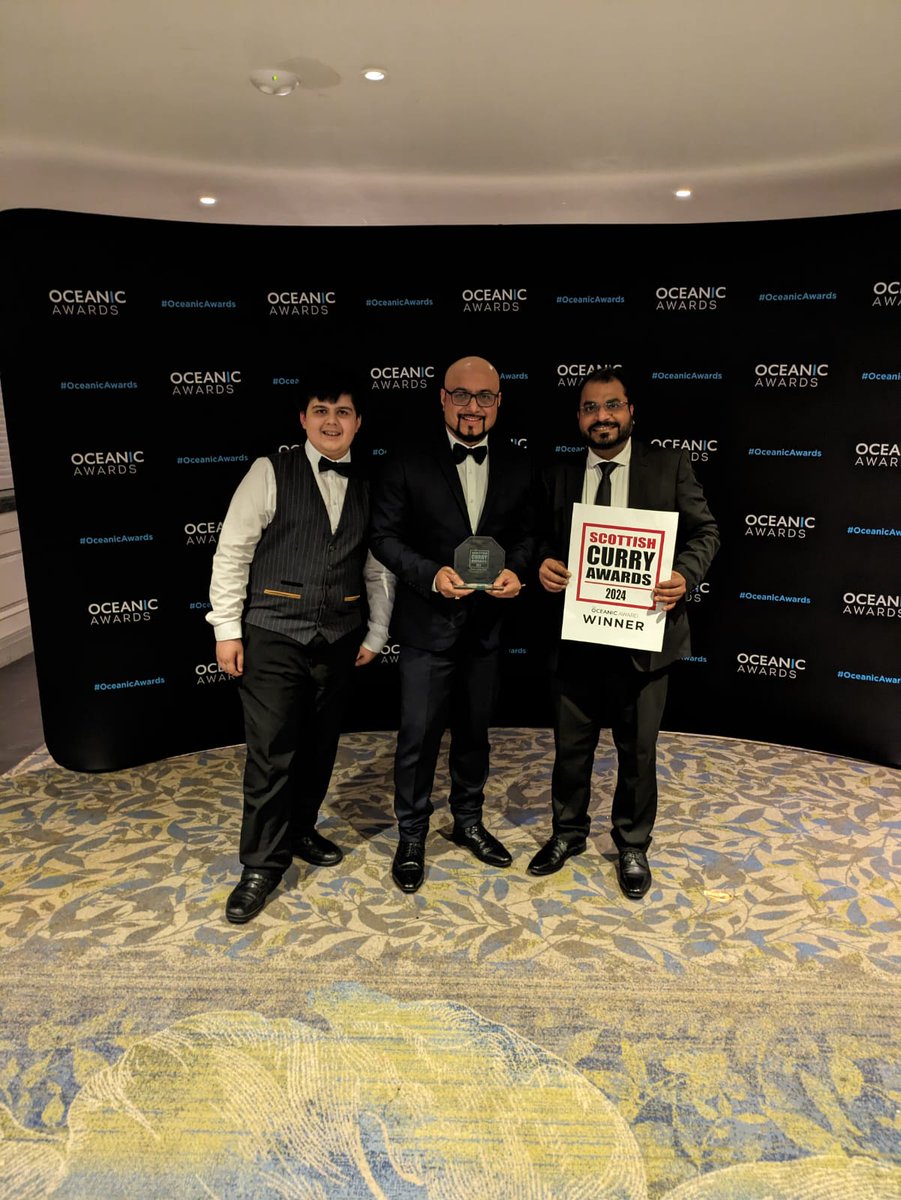 🎉Winner Winner Winner 😍

We're thrilled to announce that Kurry Lounge has been honoured with the award for the 'BEST TEAM' 🏆 at The Scottish Curry Awards Last Night 🎉 🧿

This wouldn't be possible without YOU ALL 💕

#winner #bestteam #awardnight #scottishcurryawards