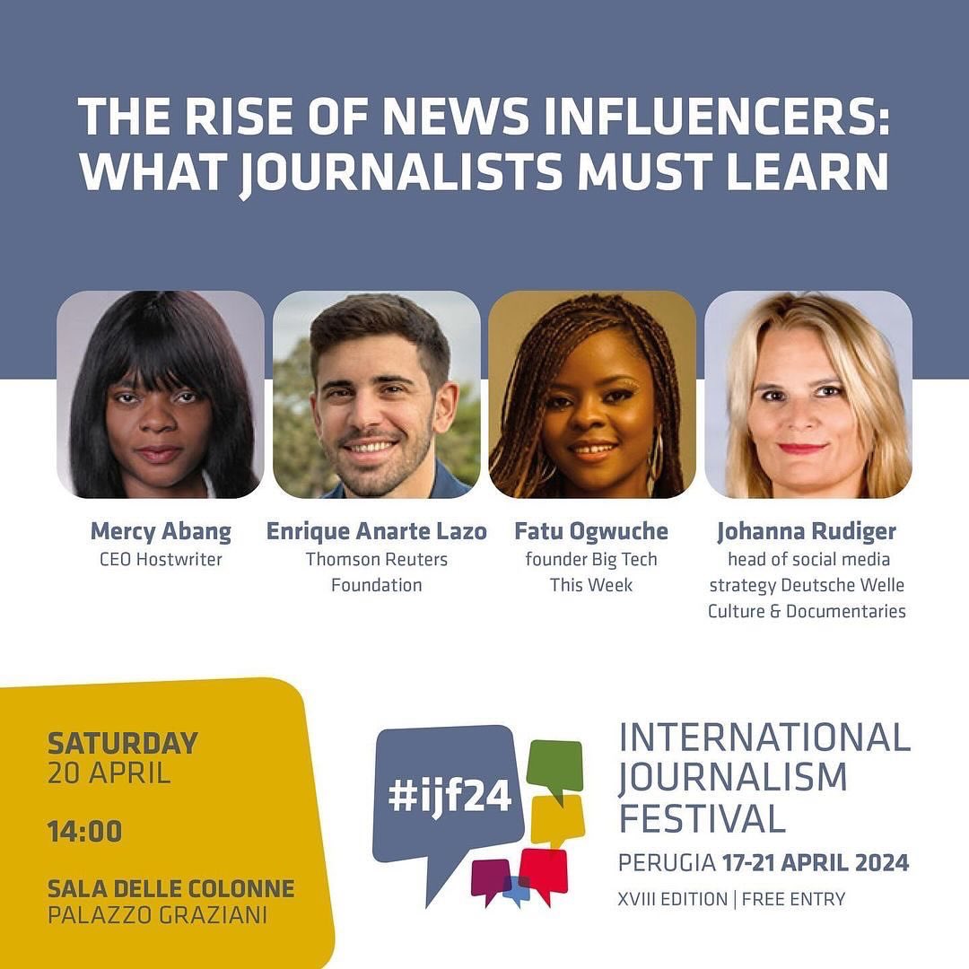 See you this week in Perugia ✨

@journalismfest #ijf24