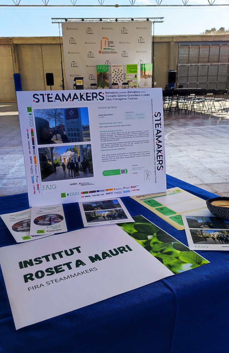 Preparades i preparats per a la Fira STEAMakers <a href="/cesirecat/">CESIRE</a> #programaFAIG #AprenentatgeXprojectes #AprenentatgeAmbSentit