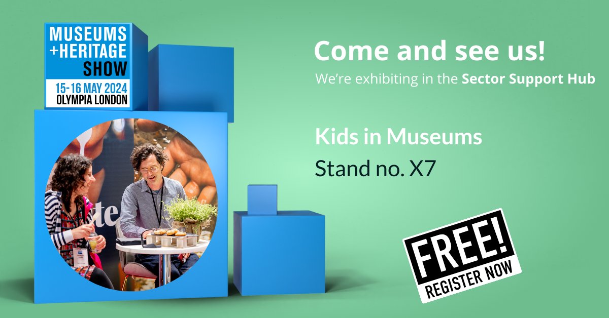 Our fab Youth Panel will be at #MandHShow on 15 May talking about what young people want from museums. We'll also have a stand in the Sector Support Hub. Come & talk to us about making your museum better for children, young people & families. Booking: bit.ly/4ae1Chh