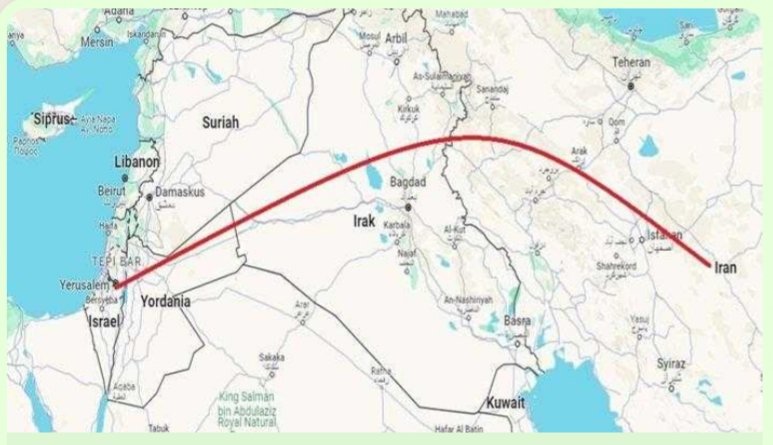 1.770 kilometer jarak Iran - Israel ~ #BungFADJROEL