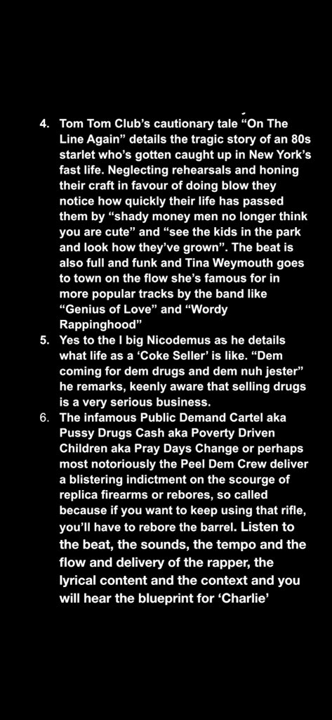 JamesMassiah's tweet image. A few of the references for ‘Charlie’ youtu.be/x0XKGzqF35U?si…