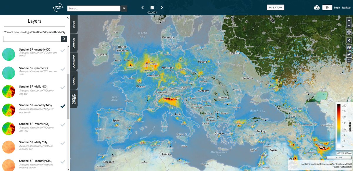 Are you interested in using #Sentinel5P satellite data for #airquality monitoring? 🛰️🌬️🌡️ Join our #webinar next week! 👇 You'll learn more about the available products incl. the 🆕 #formaldehyde HCHO & #methane CH4 data. 🗓️ 23 April ⏰ 16:00-16:45 ✍️ vito.zoom.us/webinar/regist…