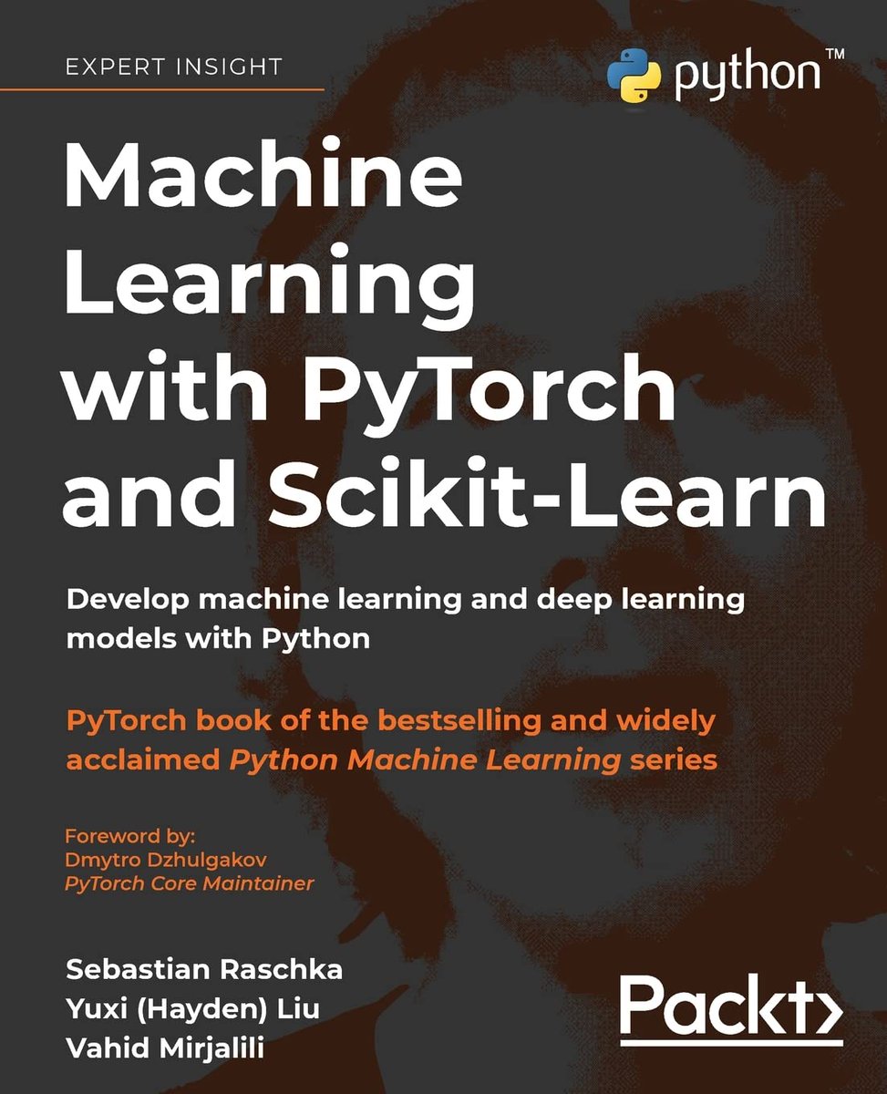 Machine Learning with PyTorch and Scikit-Learn: Develop machine learning and deep learning models with Python amzn.to/4cY42mc

#python #datascience #machinelearning #deeplearning #ai #artificialintelligence #programming #developer