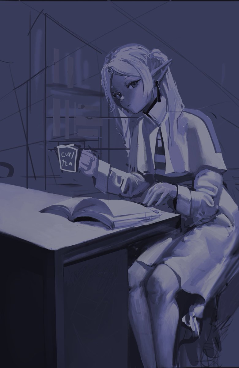 Fnostic1's tweet photo. 𝙁𝙧𝙞𝙚𝙧𝙚𝙣 (𝙒𝙄𝙋), 2024
Digital Art, Photoshop
｡
｡
｡
#frieren #tea #wip #lilac #book #books #bookworm #monochrome #art #fanart #myart #drawing #artwork #painting #digitalart #artoftheday #photoshop #adobephotoshop #artgallery #digitaldrawing #digitalpainting https://t.co/j3xGIKmhWe