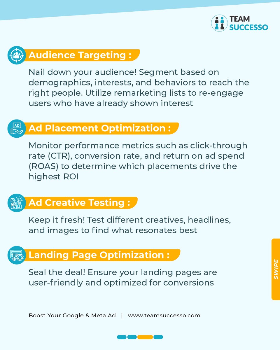 teamsuccesso's tweet photo. Ready to turn your eCommerce store into a conversion powerhouse? Implement these strategies, analyze, and refine for unstoppable growth!

#GoogleAds #MetaAds #DigitalMarketing #BoostPerformance #ExpertTips #OnlineVisibility https://t.co/Q5PCXL0VDT
