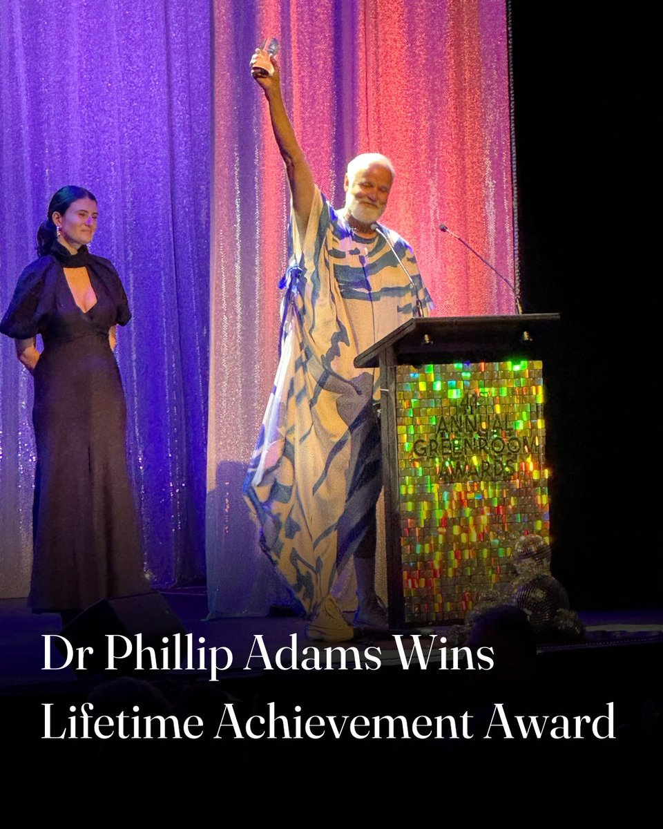 A huge congratulations to Senior Lecturer in Dance, Dr Phillip Adams, for being recognised with several awards including the Lifetime Achievement Award at the recent 41st Green Room Awards 🎉