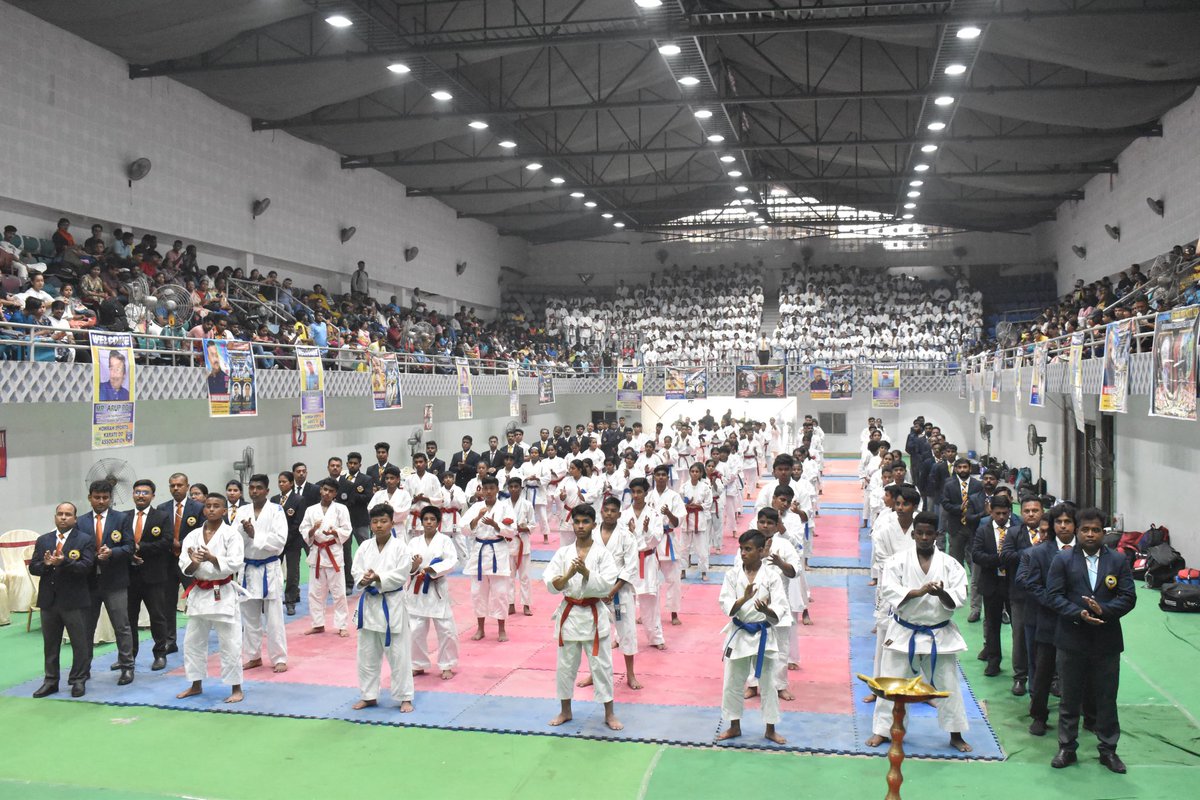 26th West Bengal State Karate Do Championship (Cadet,Junior,Under 21years and Senior) My sincere gratitude to my Elder brother Mr.Swapan Banerjee President Bengal Olympic Association for his kind presence and shower his blessings. #wkf #MamataBanerjee #kio