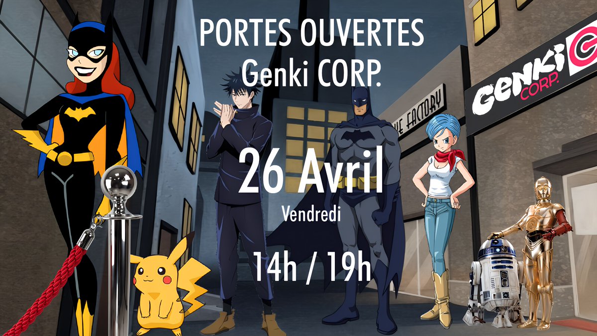 GenkiCorp's tweet photo. Les prochaines portes ouvertes Genki Corp.  auront lieu :  

le Vendredi 26 Avril de 14h00 à 19h00

https://t.co/JhKr63Q5BZ https://t.co/mSpkLa5vVL