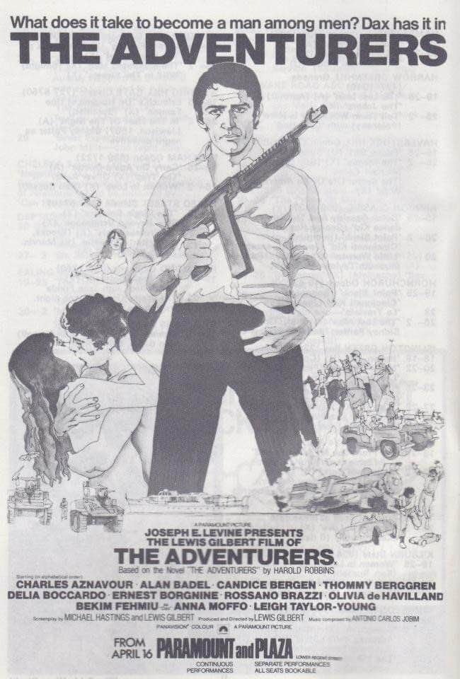 Fifty-four years ago today, Dax had it at the Paramount and Plaza cinemas... #TheAdventurers #BekimFehmiu #film #films #HaroldRobbins #LewisGilbert #CandiceBergen #OliviaDeHavilland #CharlesAznavour