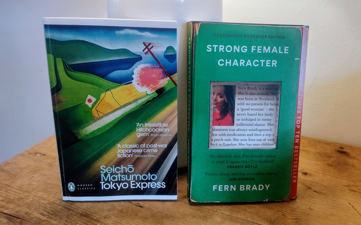 We chewed over Tokyo Express @GroveBookshop #bookclub last night. Scores being tallied by our fabulous host @nikcasartelli. Strong Female Character is next on our reading list.