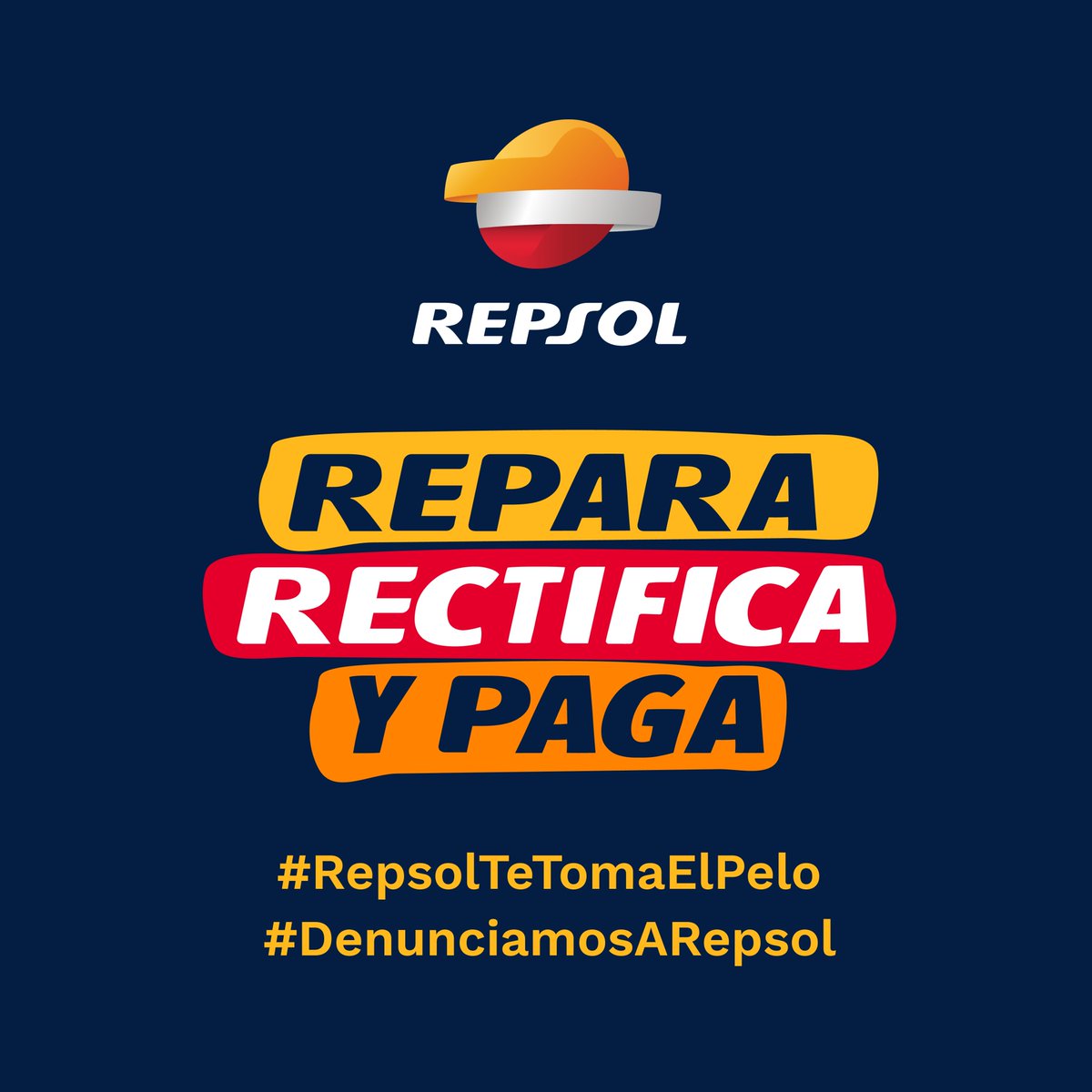 🔴DENUNCIAMOS @Repsol utiliza aceite de palma para sus biocombustibles que NO es sostenible y NO reduce las emisiones de gases de efecto invernadero. #DenunciamosARepsol por publicidad engañosa ante la @CNMC_ES y @MSocialGob 👏rectifica👏repara👏paga👏 ➡️es.greenpeace.org/es/sala-de-pre…