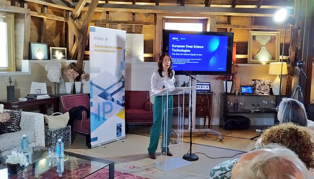 PONS_IP's tweet photo. .@almudenatrigo, founding partner en @BeAbleCapital: "El 90% de las patentes relacionadas con sostenibilidad y el 66% de las tecnologías críticas para en Europa tienen relación directa con #DeepScience"

Informe (PDF) 👇

https://t.co/7Tn8ZmLEIB #IPforIP https://t.co/6pA3ae5Deg