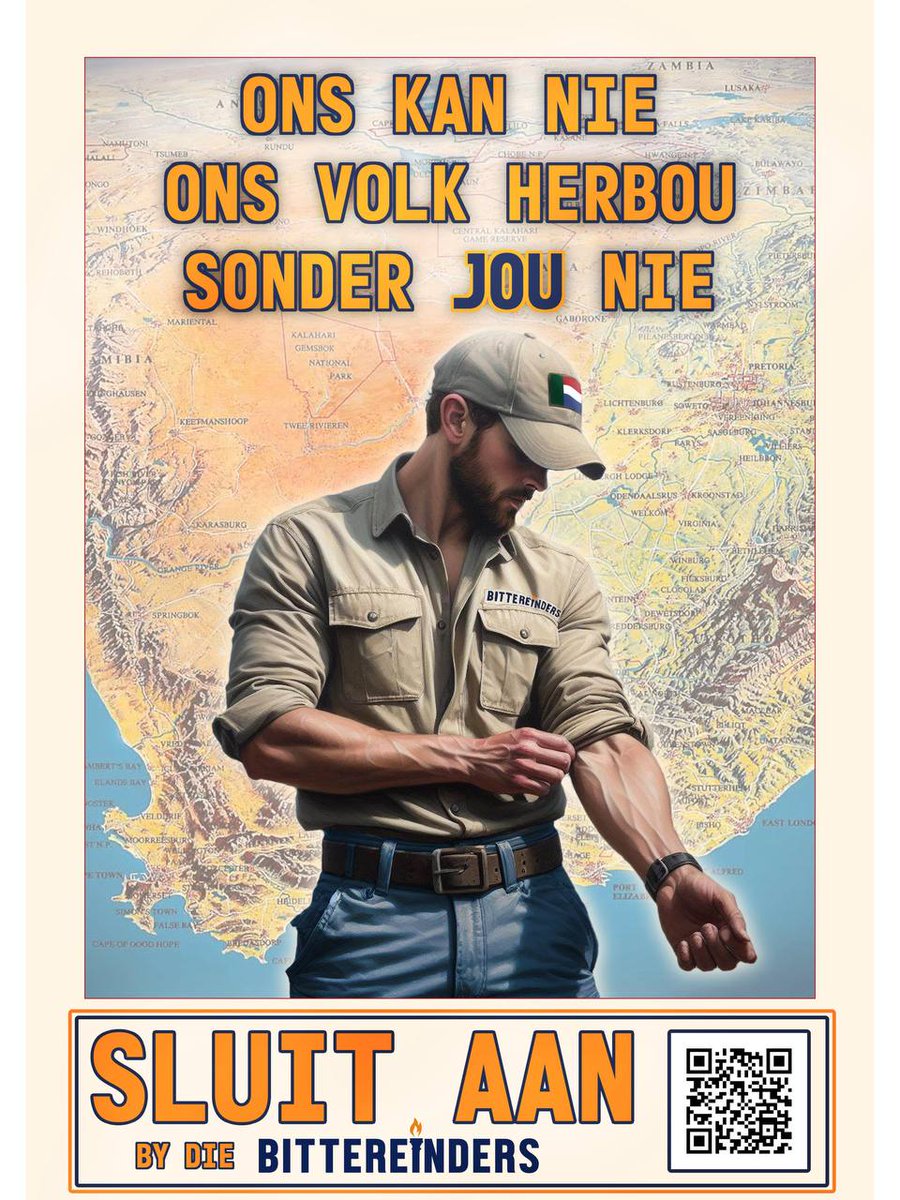 SAMU__ZA's tweet photo. Sluit vandag aan by DIE organisasie wat onbeskaamd net vir Afrikaner/Boere belang baklei. 

Bittereinders webblad: https://t.co/jxUP9TWUWW
 Whatsapp nommer: 063 628 7552. 
https://t.co/0PQvrXSPKd
Telegram :
https://t.co/ckFpxDT8he https://t.co/xoj3Dct60p