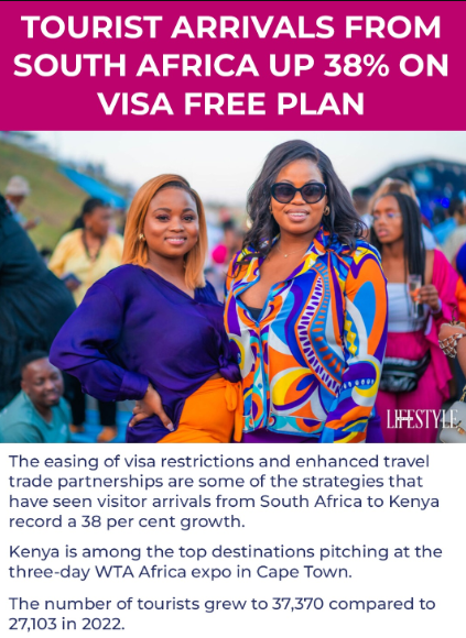 BintaliHanifa's tweet photo. #ThePlan to open Kenya for all visitors it is working wonders and the country has has the highest number of tourist ever. https://t.co/1Pm2mlaNMr