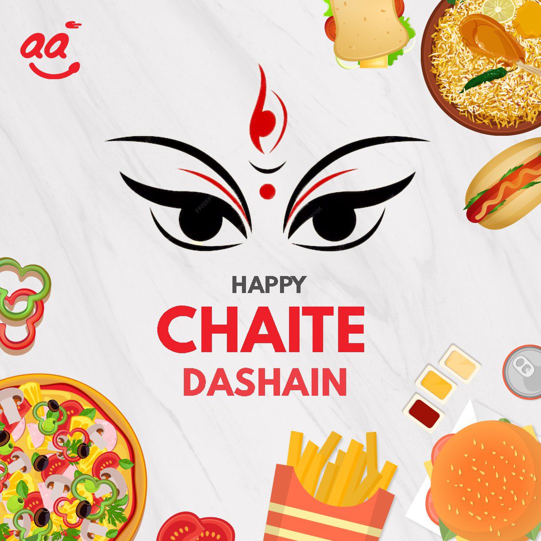 May this warm festival bring warmth and glow in everyone’s life🪔

Happy Chaite Dashain !!!

#dashain #chaitedashain #festivals #food #foodie #fastdelivery #fastestdelivery #pizza #biryani #momo #24hoursdelivery #khaanpin #kathmandu #pokhara #nepal