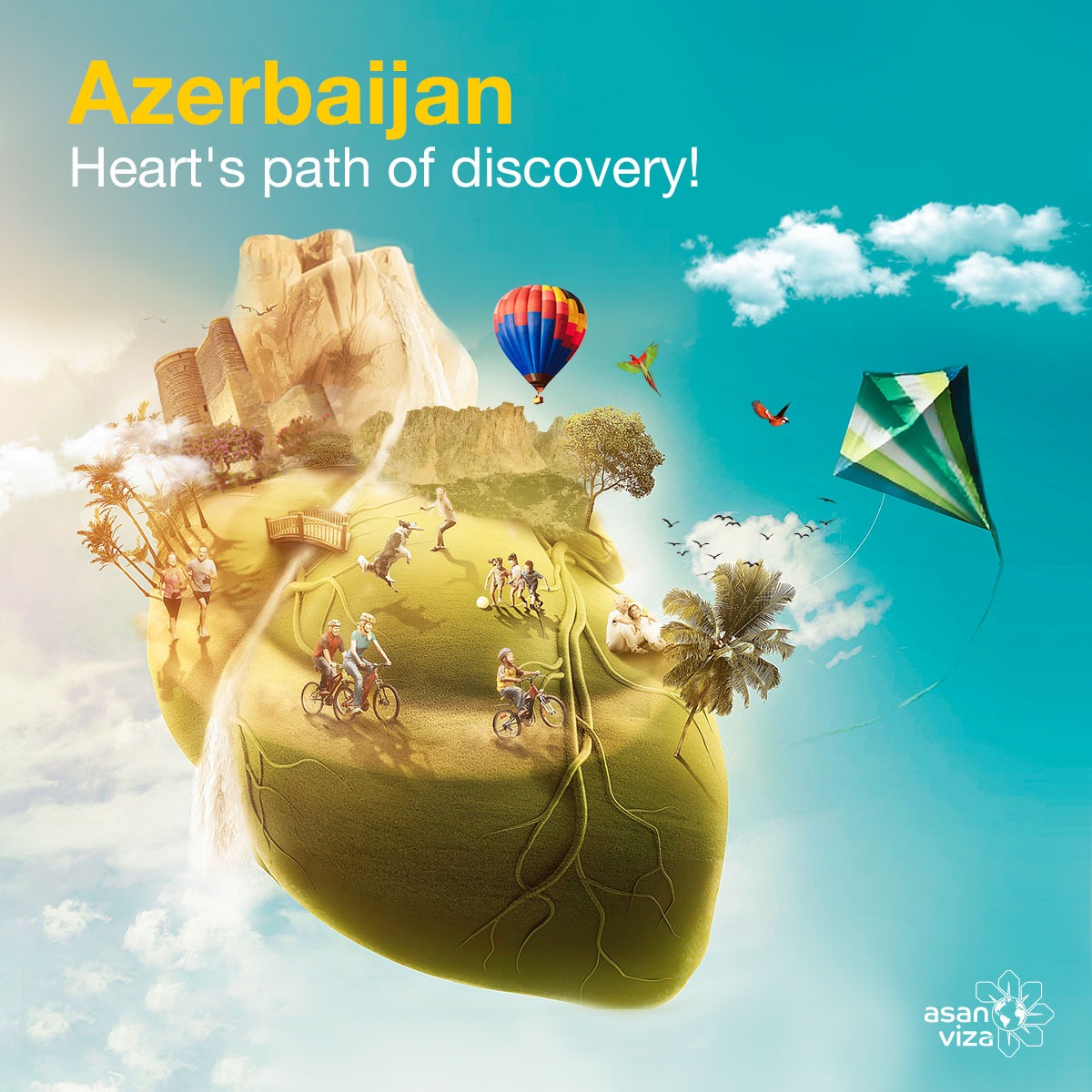 asanvisa's tweet photo. If you're seeking a place where your heart can beat to a rhythm, look no further than Azerbaijan. ❤️

With its unique natural beauty, rich history, and warm hospitality, Azerbaijan is ready to offer you an unforgettable journey. https://t.co/SvuK7bN4Rk