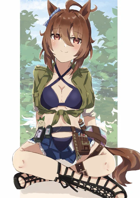 #気温が高いので気が早いが水着絵が見たい 