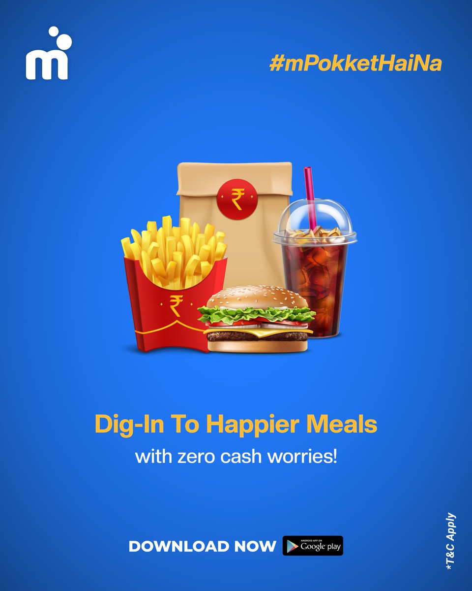 Now dig in and feast without letting cash worries get in the way of your cravings🍟🍔 Big or small, make every weekend plan memorable🤘kyunki ab #mPokketHaiNa😎 #WeekendVibes #EasyLoans #MemorableWeekends #NoCashCrunch #InstantLoan #InstantMoney #InstantCash #Fintech #mPokket