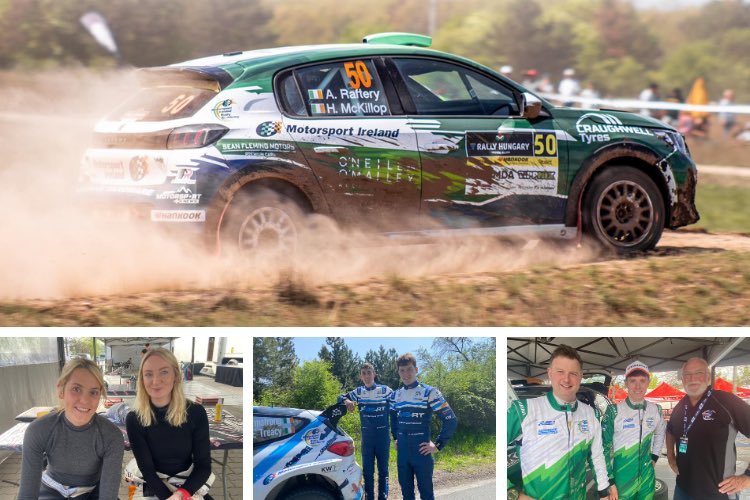 Jon Armstrong was full of praise for his new co-driver Eoin Treacy after the Motorsport Ireland Rally Academy crew finished an impressive eighth overall on their FIA European Rally Championship debut in Hungary over the weekend. More:motorsportireland.com/Public/Public/…