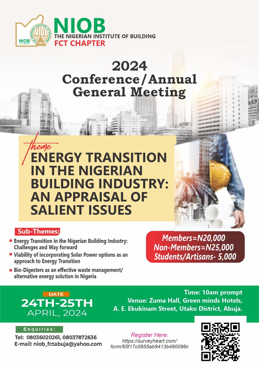 NIOBfct's tweet photo. We bring you the best minds to provide alternative energy solutions in our industry.
From keynote speeches to panel discussions,practical sessions, sharing ideas, networking and knowledge transfer.
This conference is the place to be for all.
Register here:
https://t.co/s3FWXSow6W https://t.co/Uvnza1kLT7