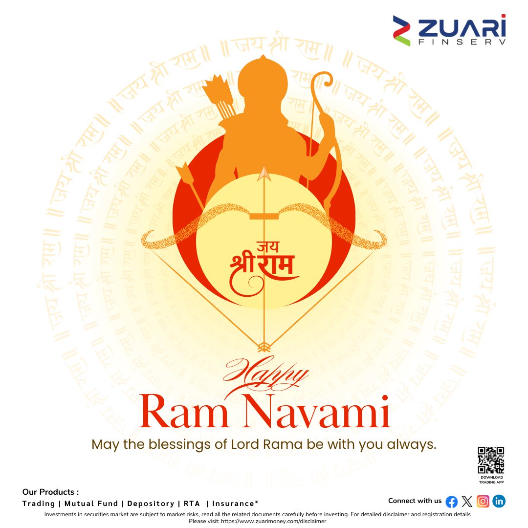 Happy Ram Navami
#zuariindustries #investmentupdates #stockmarket #zuarimoney #FinancialTrends