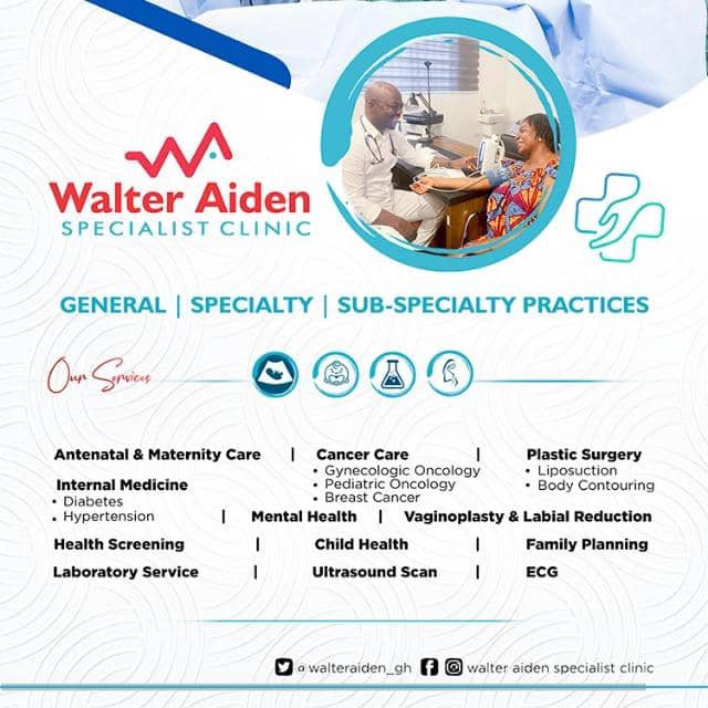 Need to see a doctor very early in the morning or late at night? Worry not. @walteraiden_gh got you 😉. We are open 24/7. Visit us now