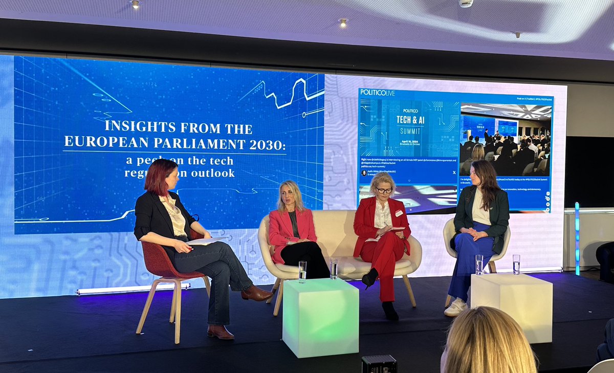 At #PoliticoTechAISummit <a href="/POLITICOEurope/">POLITICOEurope</a>, MEP <a href="/charanzova/">Dita Charanzová</a> hopes that the next commission won’t produce for the sake of producing. 

The focus should be on enforcement. We still have a lot coming with guidelines, delegated and implementing acts.