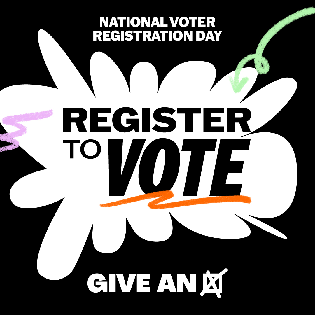 CALLING ALL YOUNG PEOPLE_ Have you registered to vote?🗳️ Today is National Voter Registration Day which means it’s the last day to register in time for the local elections in May. Register to vote today and have your voice heard. 👉loom.ly/pKwyCr0 #NVRD #RegisterToVote