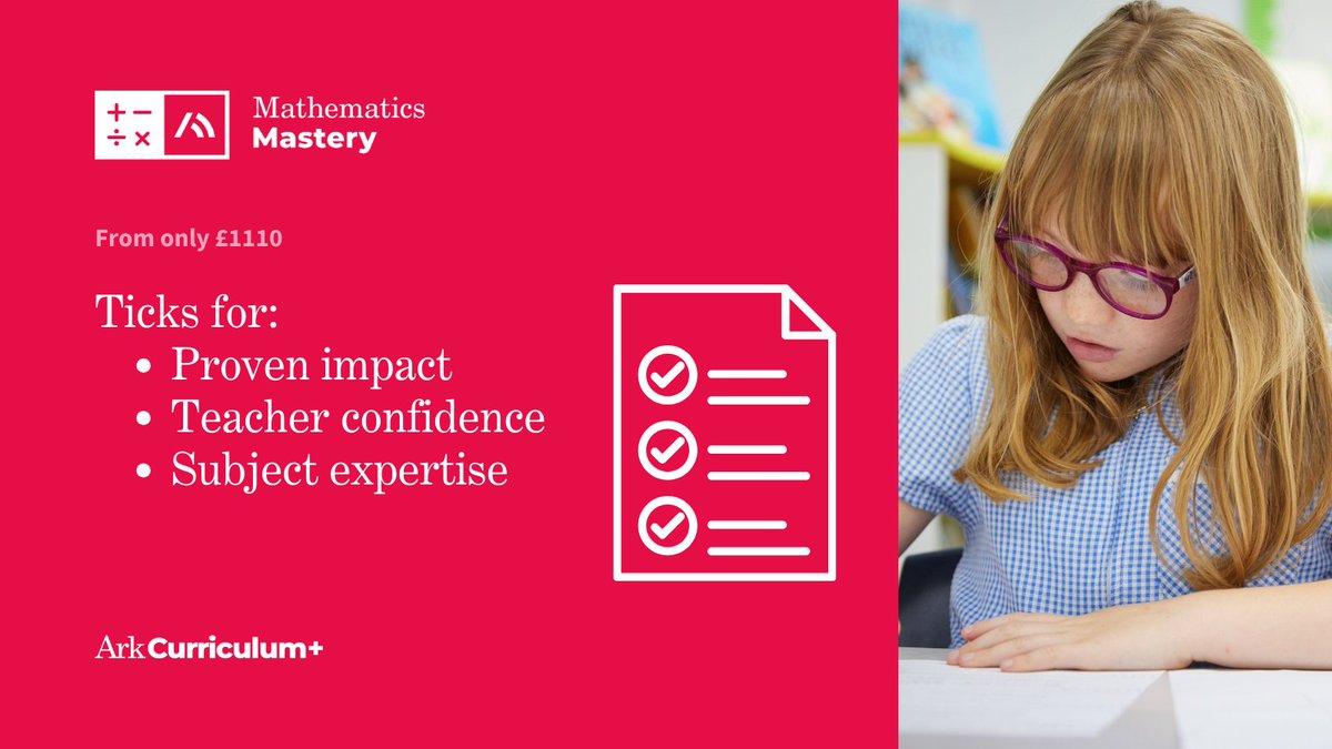 The @EducEndowFoundn found that Mathematics Mastery Primary gives pupils on average two months' additional progress after 1 year. If positive impact for your school, staff & pupils ticks your boxes, learn more: bit.ly/3G9YPKg #subjectexcellence