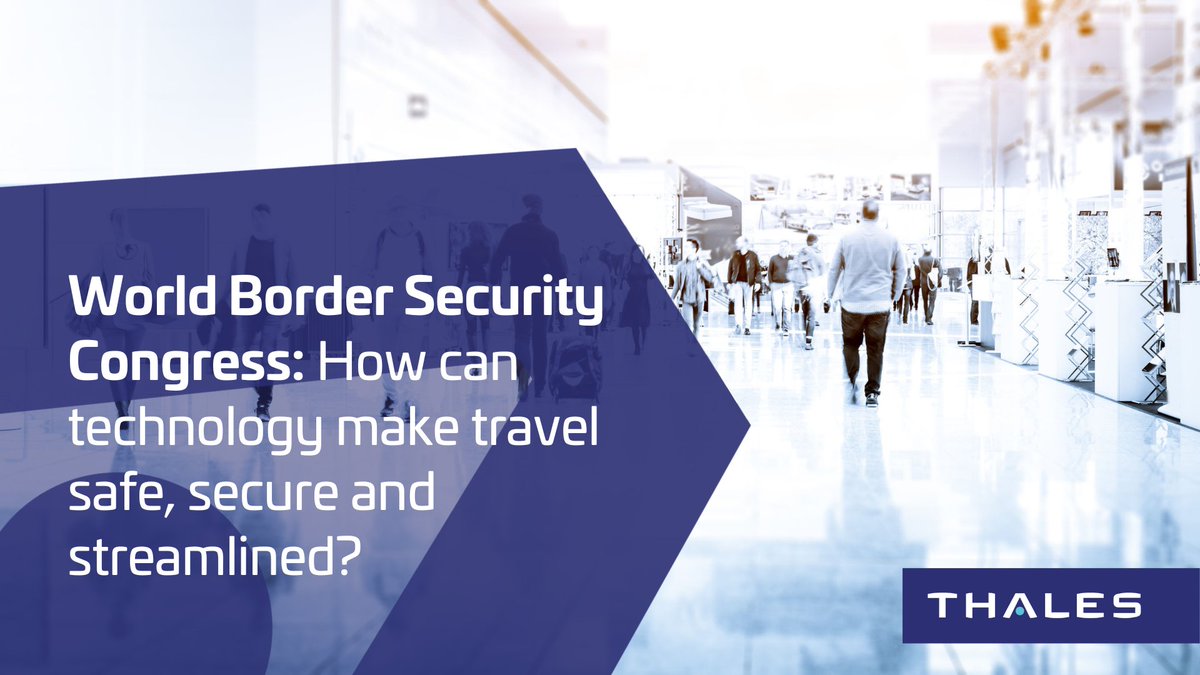 We’re discussing the future of #SecureBorders at the World Border Security Congress. ✈️ Check out our blog for a sneak peek into tomorrow’s borders 👉 thls.co/KY5m50RfYJW @worldbordersec