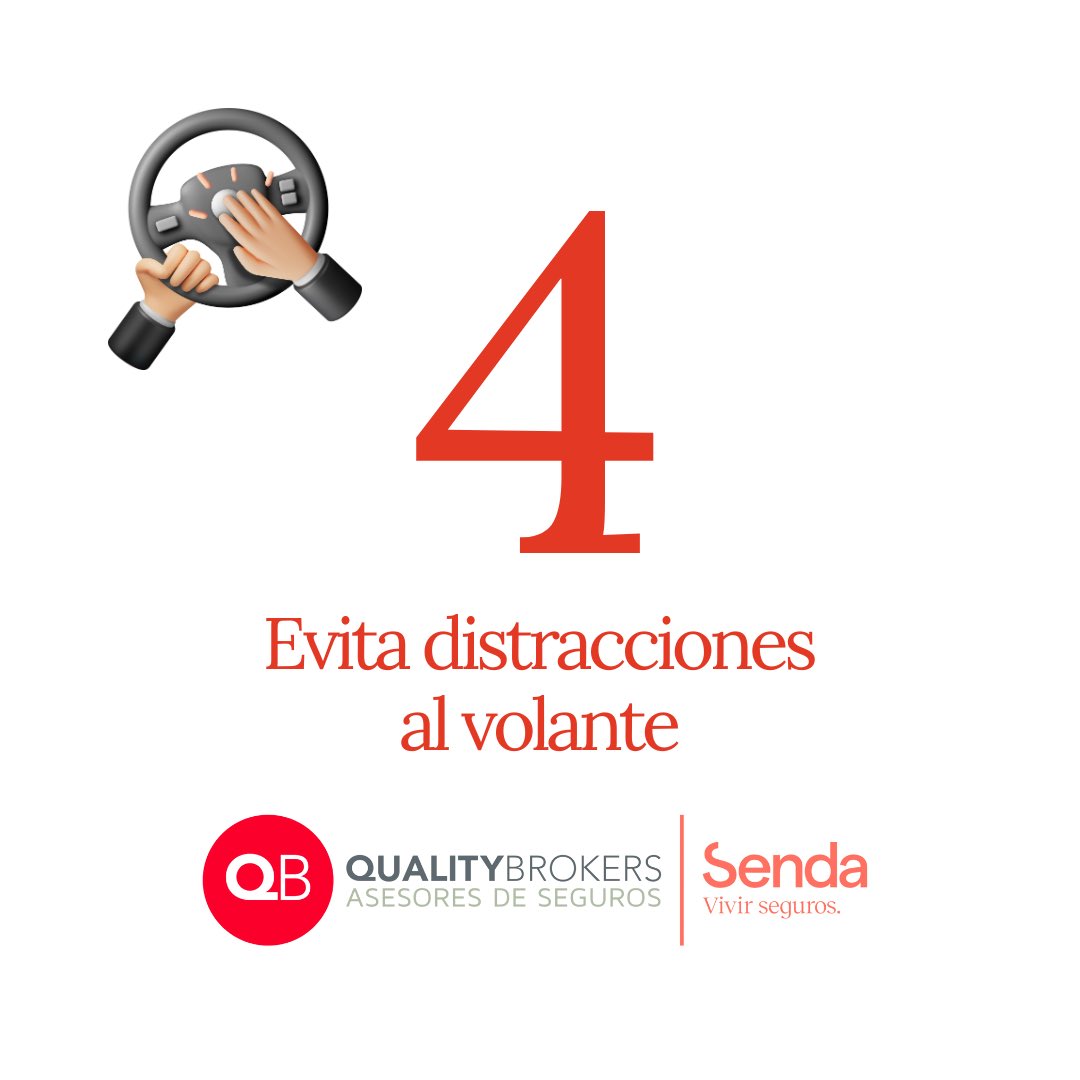 QualityBrokerss's tweet photo. 🚗 ¡Conducir seguro es nuestra prioridad en QUALITY BROKERS! 🚗

💨 Aquí te compartimos 4 consejos clave para mantener la seguridad en la carretera. 

⚡️ ¡Juntos podemos hacer nuestras carreteras más seguras! 

#qb #corredoresdeseguros #asesoresdeseguros #segurosdeauto https://t.co/hYSzsWKnTU