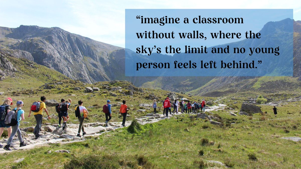 We've joined forces with @OutwardBoundUK and others in our sector, to back the Residential Outdoor Education Bill in Wales, with an open letter to the First Minister @vaughangething ow.ly/nPbB50Rgawn