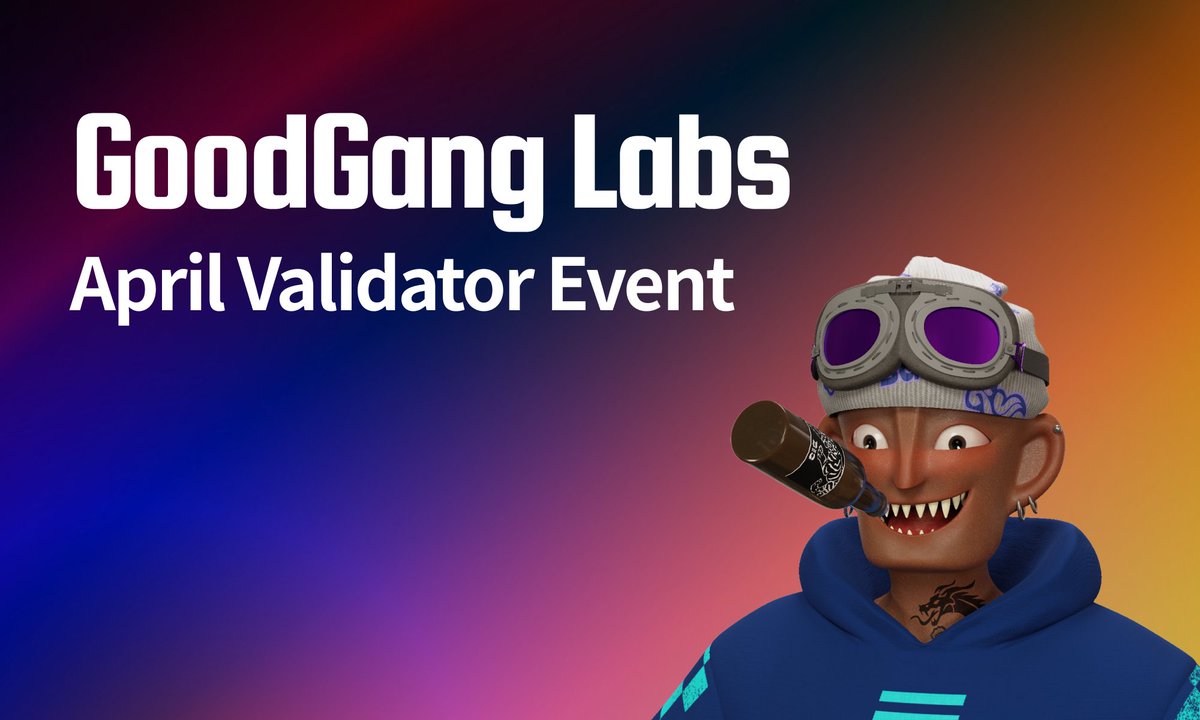 GoodGang Labs (@gglabs_official) on Twitter photo 📢 GoodGang Labs April Validator Event 📢
Special benefits are reserved for BeerGang holders and GoodGang Node stakers ✨
🔗Check more details > zrr.kr/hFjZ
👾GoodGang Discord > discord.gg/goodganglabs
#BeerGang #GoodGangLabs <a href="/GGLabs_Official/">GoodGang Labs</a> 📢 GoodGang Labs April Validator Event 📢
Special benefits are reserved for BeerGang holders and GoodGang Node stakers ✨
🔗Check more details > zrr.kr/hFjZ
👾GoodGang Discord > discord.gg/goodganglabs
#BeerGang #GoodGangLabs <a href="/GGLabs_Official/">GoodGang Labs</a>