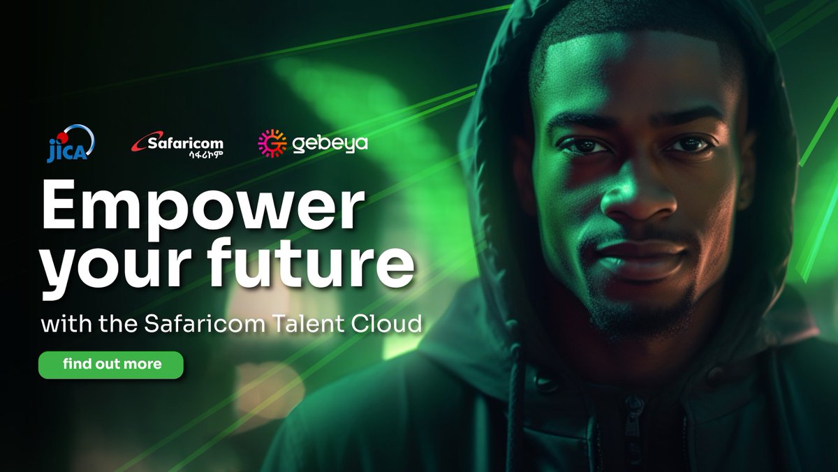 Big news! We have partnered with Safaricom Ethiopia &amp; JICA - for the Safaricom Talent Cloud.

If you want to accelerate your tech career and you are in Ethiopia, this is perfect for you.

Learn more at hubs.ly/Q02s-dlf0 

#Jica #Gebeya #SafaricomEthiopia #Ethiopia