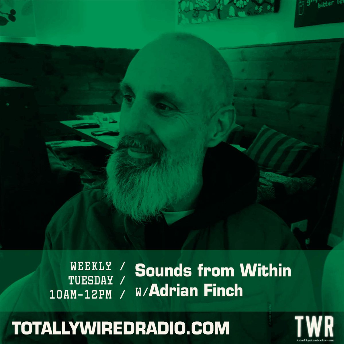 Sounds from Within w/ Adrian Finch #startingsoon on #TotallyWiredRadio Listen @ Link in bio. - #MusicIsLife #London - #Eclectic #FunkSoulJazz #RareGroove #Chillout #HipHop