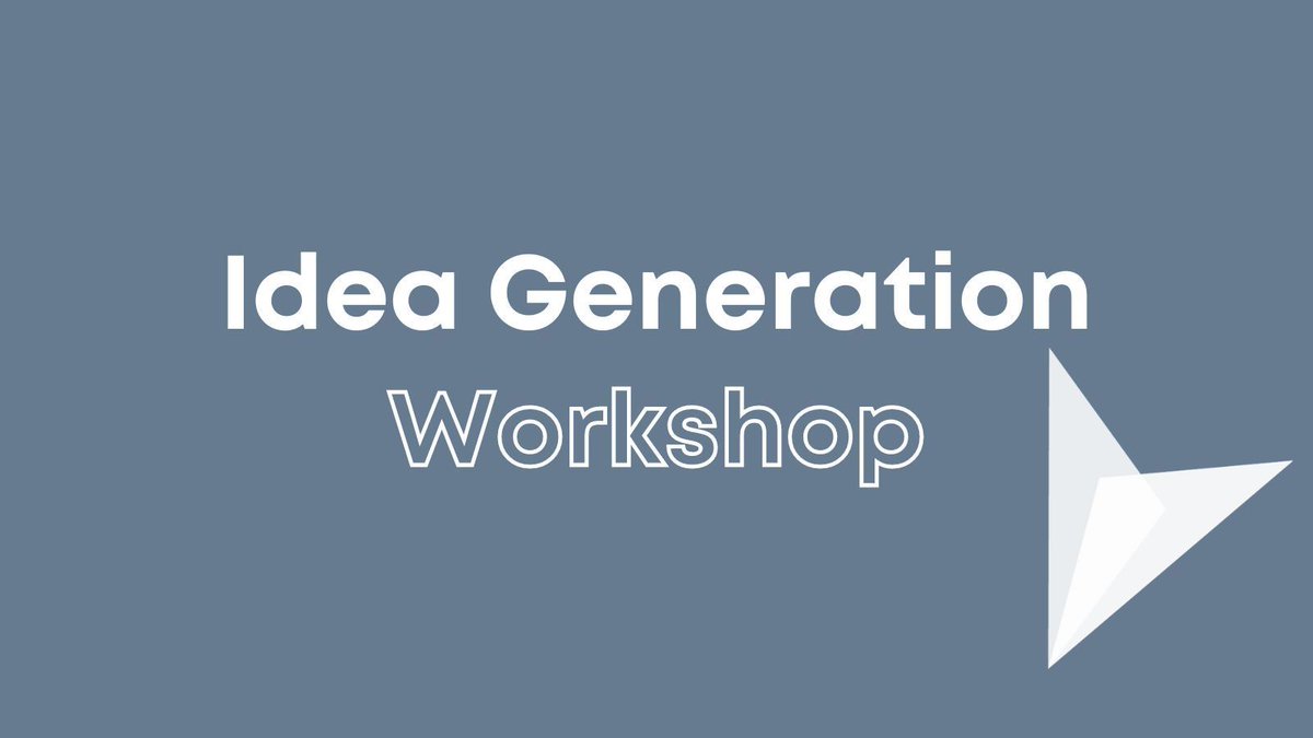 Our Idea Generation workshop is ideal for those early in their entrepreneurial journey, find out more about our full range of sessions on offer on our site 👇 👀 buff.ly/3vOlkBB