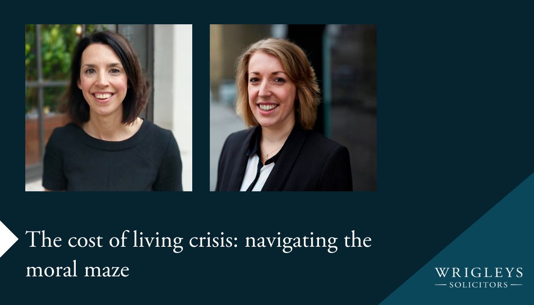 Competing demands, reduced funding and increased costs are just some of the challenges arising from the current #costoflivingcrisis which #charities are having to tackle. We summarises the practical points covered at our Senior Leadership Forum. bit.ly/3JKoCdH