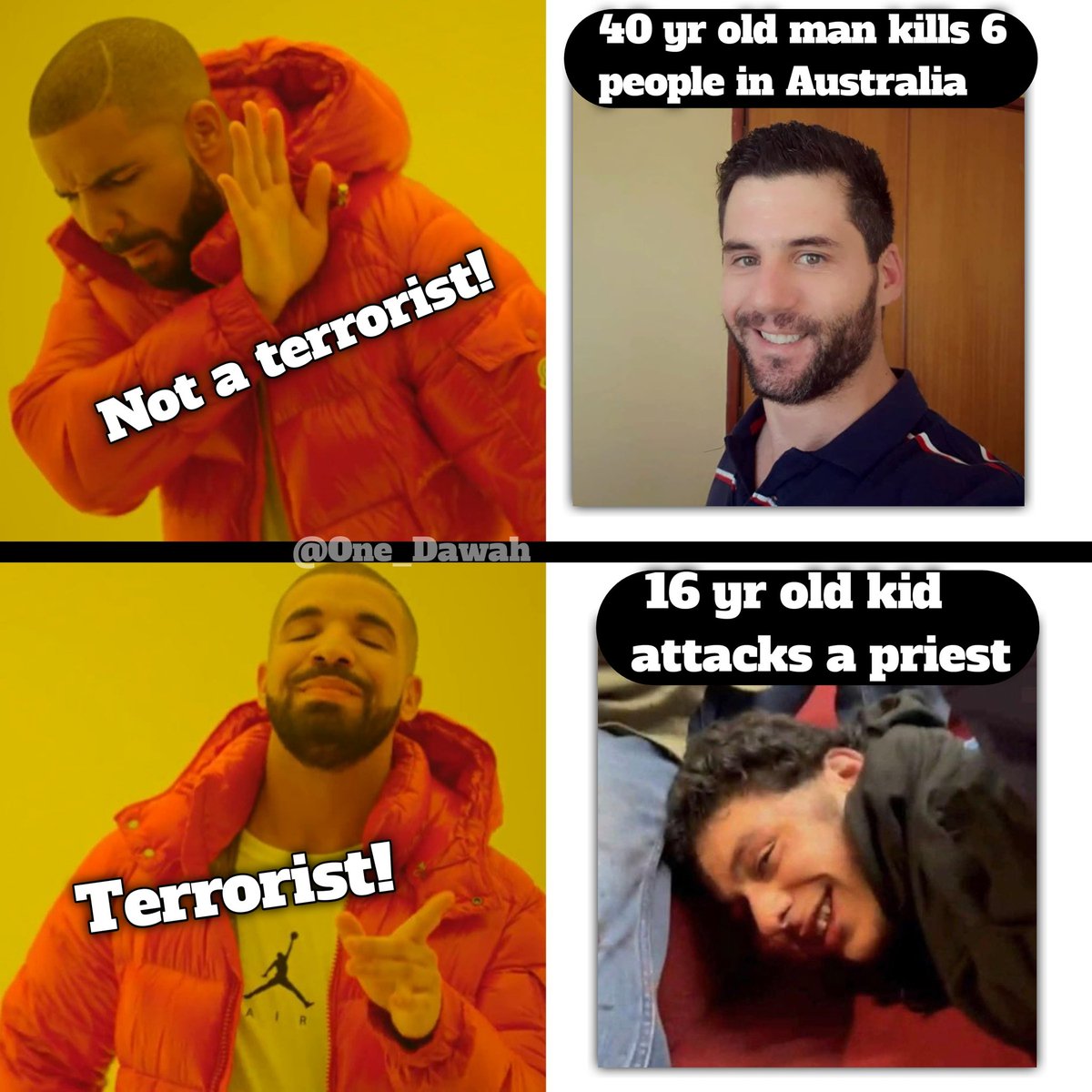 They are only terrorists if they are Muslim