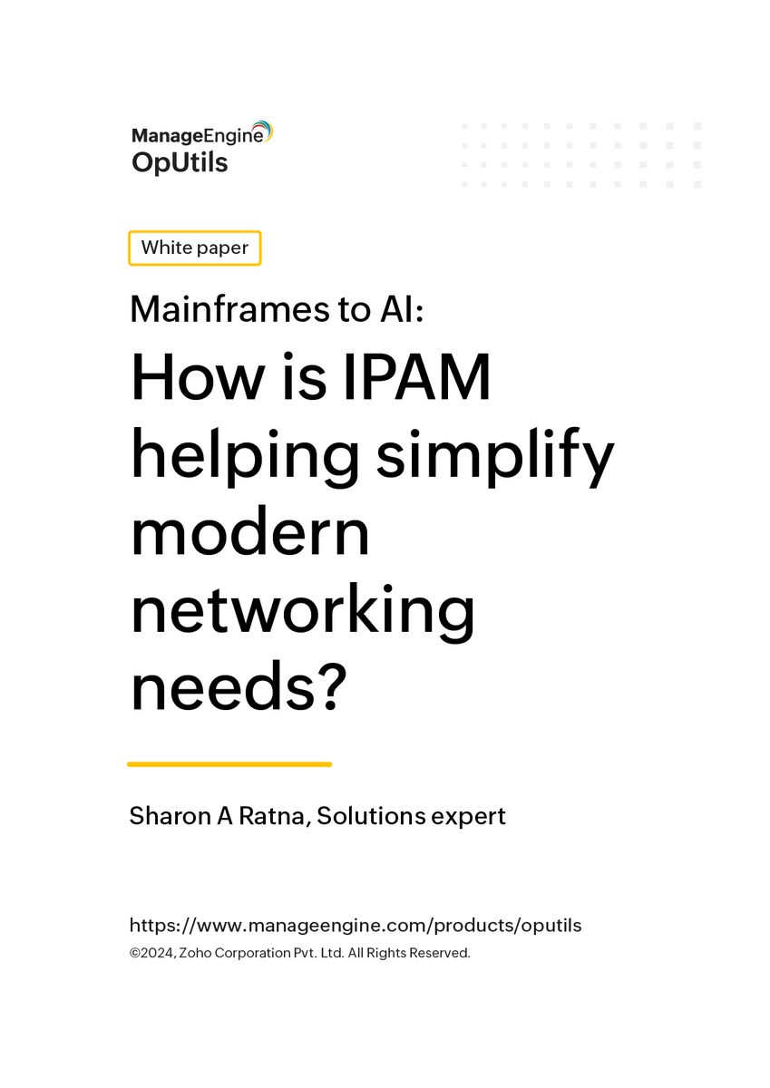 10infinity_my's tweet photo. Just released: Learn how IPAM simplifies your modern networking needs with our latest white paper. Unlock the potential of IP address management (IPAM) to streamline today's complex networking demands.

Check out the white paper here: https://t.co/QbuyqADlUB https://t.co/2OBTrz5GvY