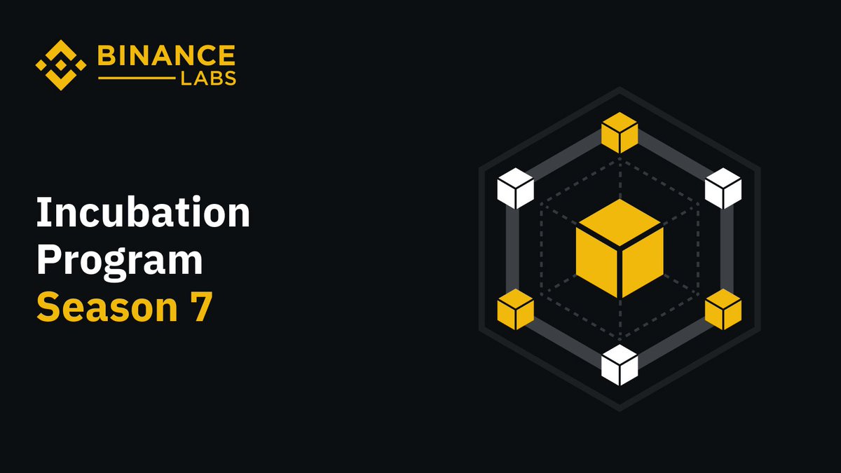 Due to the positive community feedback, we have decided to extend the Binance  Labs Incubation S7 application deadline to April 30th at 11:59 pm (UTC).  Apply now and stay tuned for updates
