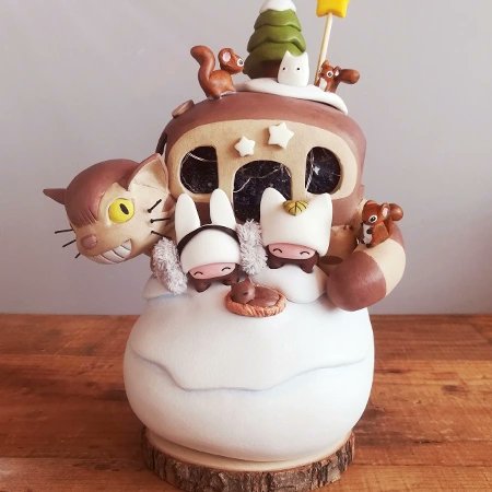 kiboochan's tweet photo. "#Catbus" (sold)

Hello everyone ☺️
I hope your are doing great! 
This sculpture is sold but my custom commissions are now open!
Feel free to contact me if you would like something special for you or for a gift ☺️
I would be happy to answer you and see what we can do ☺️
#totoro https://t.co/dpus4htmUr