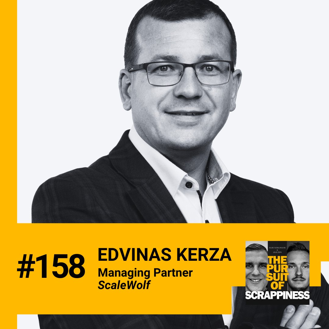 The Pursuit of Scrappiness Podcast (@scrappinesspod) on Twitter photo In new Ep 158, we talk w/ <a href="/EdvinasKerza/">Edvinas Kerza</a>, Managing partner at #ScaleWolf, on:
- Dual-use technology and how #startups can raise money for it
- How to succeed when building in #DefenseTech
- Why spies target #tech workers
- Vulnerability in space
🎧bit.ly/4cY4gty In new Ep 158, we talk w/ <a href="/EdvinasKerza/">Edvinas Kerza</a>, Managing partner at #ScaleWolf, on:
- Dual-use technology and how #startups can raise money for it
- How to succeed when building in #DefenseTech
- Why spies target #tech workers
- Vulnerability in space
🎧bit.ly/4cY4gty