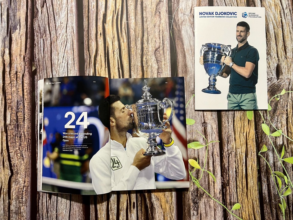 I received my 8th book, too! 🙌 But diving into the excitement of the 2023 season might not be the best way to wind down before bed. It's so full of joyful and heartwarming moments that it gets me too pumped to sleep! 😂 @DjokerNole @novakbooks #djokovic𓃵 #goat #nolefam