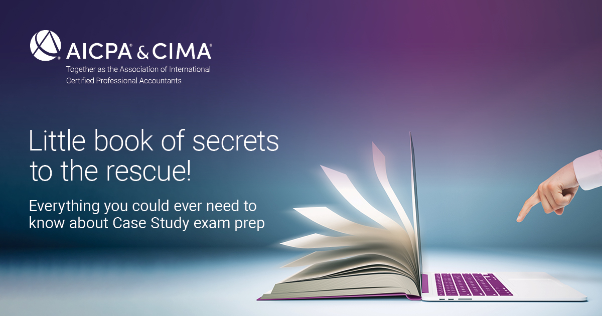 Introducing The Little Book of Secrets – essential hints &amp; tips needed 48 hours before your CGMA Case Study exam! bit.ly/49yPir3